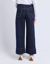 Load image into Gallery viewer, Ando Pin Tuck Jean Dark Blue Wash