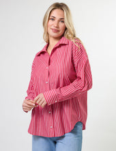 Load image into Gallery viewer, Everyday Shirt - Scarlet Stripe