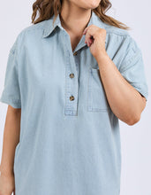 Load image into Gallery viewer, Jenna Stripe Denim Dress