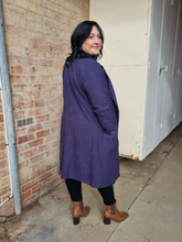 Load image into Gallery viewer, Long Coat - Navy
