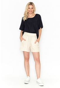 Classic linen Shorts - Sand