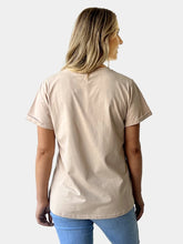 Load image into Gallery viewer, Sequin Tee - Beige
