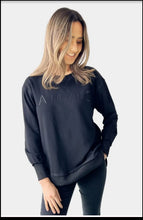 Load image into Gallery viewer, Embroidered Sweatshirt - Black
