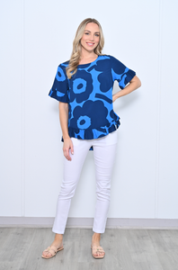 Poppie Top - Blue