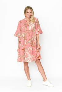 Jungle dress - peach