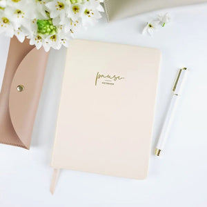 Pause Mind By Design Notebook - Cream