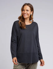 Load image into Gallery viewer, Rib Long Sleeve Washed Black

