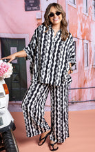 Load image into Gallery viewer, Casa Pants - Black and Marshmallow
