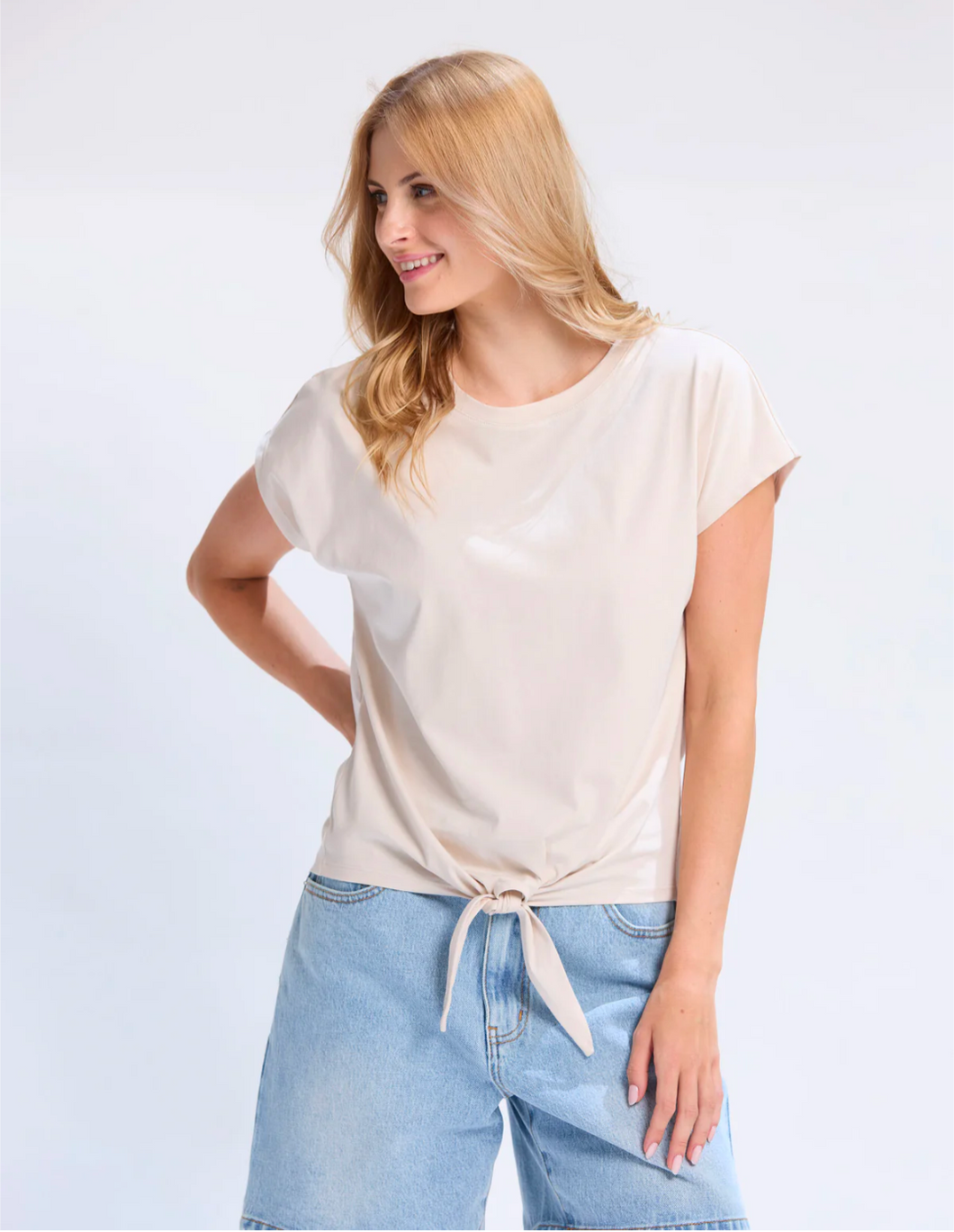 Stella + Gemma Top Knot Top - Chai