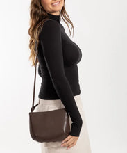 Load image into Gallery viewer, Delta Leather Cross Body Bag Coffee
