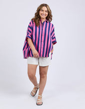 Load image into Gallery viewer, Palermo Stripe Shirt Printed Str Blu/ Pink
