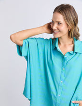 Load image into Gallery viewer, Luna Shirt Gumdrop Green Stripe
