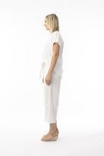 Load image into Gallery viewer, Broderie Pant - White
