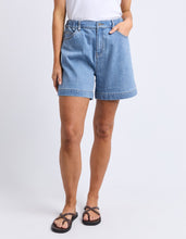 Load image into Gallery viewer, Birdie Denim Short Light Blue Wash
