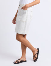 Load image into Gallery viewer, Atlas Denim Skirt - Vintage White
