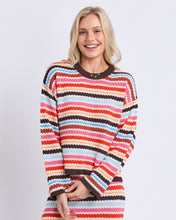 Load image into Gallery viewer, Retro Reef Long Sleeve Knit - Multicoloured
