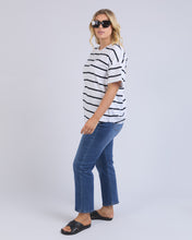 Load image into Gallery viewer, Halli Stripe Tee - Black and White
