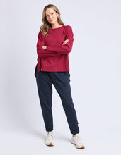 Load image into Gallery viewer, Renee Long Sleeve Tee - Maroon
