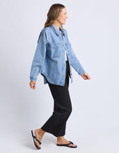 Load image into Gallery viewer, Laura Denim Shacket - Light Blue

