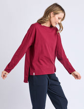Load image into Gallery viewer, Renee Long Sleeve Tee - Maroon
