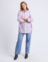 Load image into Gallery viewer, Cyrus Shirt - Cranberry Stripe
