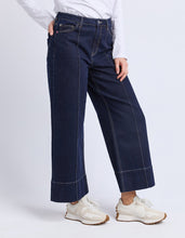 Load image into Gallery viewer, Ando Pin Tuck Jean Dark Blue Wash
