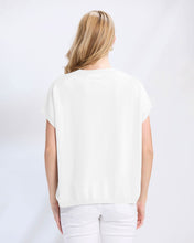Load image into Gallery viewer, Gwen Knit Tee - White
