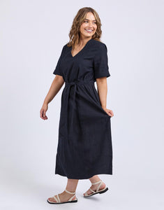Lily Midi Dress - Dark Sapphire
