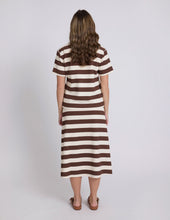 Load image into Gallery viewer, Jean Top - Choc Stripe
