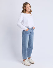 Load image into Gallery viewer, Bessie Barrel Leg - Mid Blue
