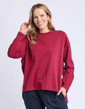 Load image into Gallery viewer, Renee Long Sleeve Tee - Maroon
