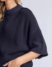 Load image into Gallery viewer, Luela Short Sleeve Knit - Navy

