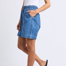 Load image into Gallery viewer, Jovie Denim Short - Mid Blue Wash
