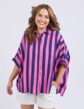 Load image into Gallery viewer, Palermo Stripe Shirt Printed Str Blu/ Pink
