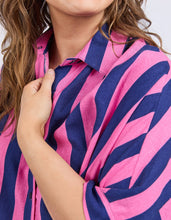 Load image into Gallery viewer, Palermo Stripe Shirt Printed Str Blu/ Pink
