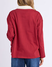 Load image into Gallery viewer, Maja Rugby Top - Maroon

