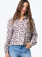 Load image into Gallery viewer, Charlotte Blouse - Burgundy Bloom
