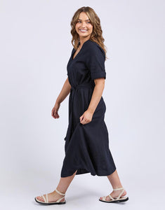 Lily Midi Dress - Dark Sapphire