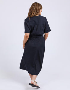 Lily Midi Dress - Dark Sapphire