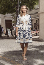 Load image into Gallery viewer, Nazca Dress Tie Waist
