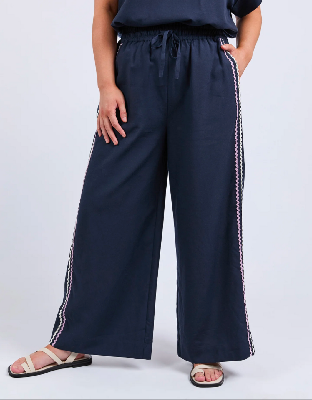 Ric Rac Pant Dark Sapphire