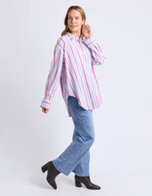 Load image into Gallery viewer, Cyrus Shirt - Cranberry Stripe
