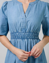 Load image into Gallery viewer, Vittoria Dress - Light wash
