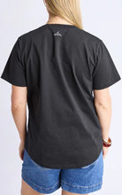 Load image into Gallery viewer, Casa Tee - Black and Marshmallow
