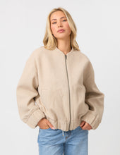 Load image into Gallery viewer, Bomber Jacket - Oat
