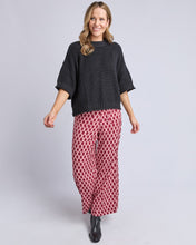 Load image into Gallery viewer, Luela Short Sleeve Knit - Black
