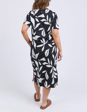 Load image into Gallery viewer, Mimosa Tee Dress Black Print
