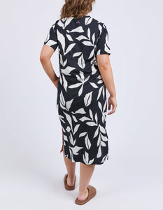 Mimosa Tee Dress Black Print