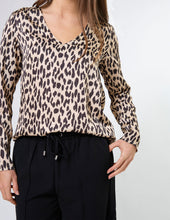 Load image into Gallery viewer, Kelly Blouse - Snow Leopard
