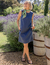 Load image into Gallery viewer, Sonny Denim Dress Dark Blue
